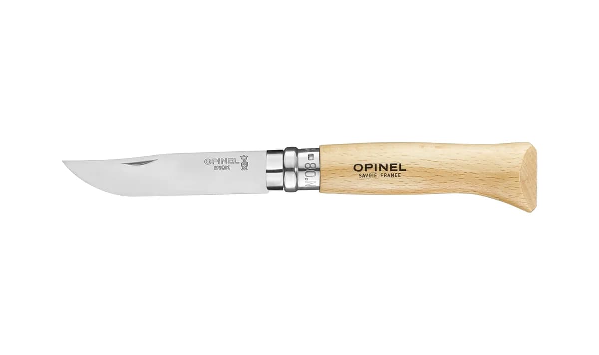 Opinel No. 8 — 3.23 inch drop point blade