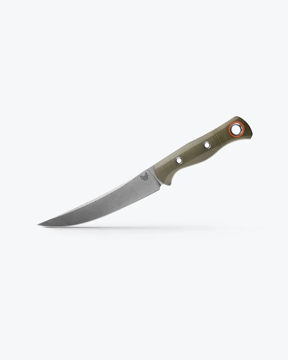 Benchmade Meatcrafter 15500 — 6.08 inch trailing point blade