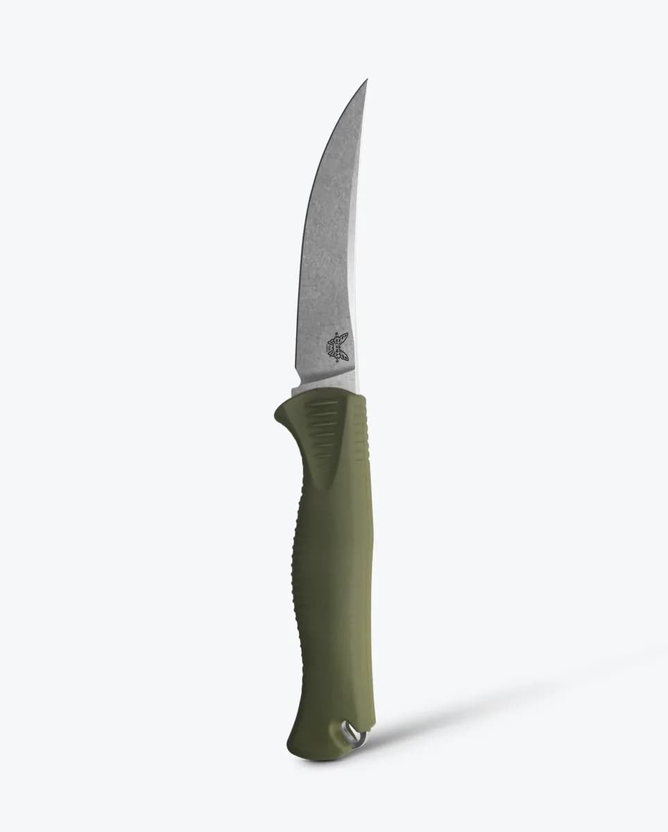 Benchmade Meatcrafter 15505 — 4.01 inch trailing point blade