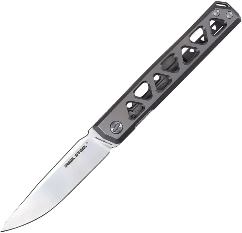 Real Steel Bruns — 3.54 inch drop point blade