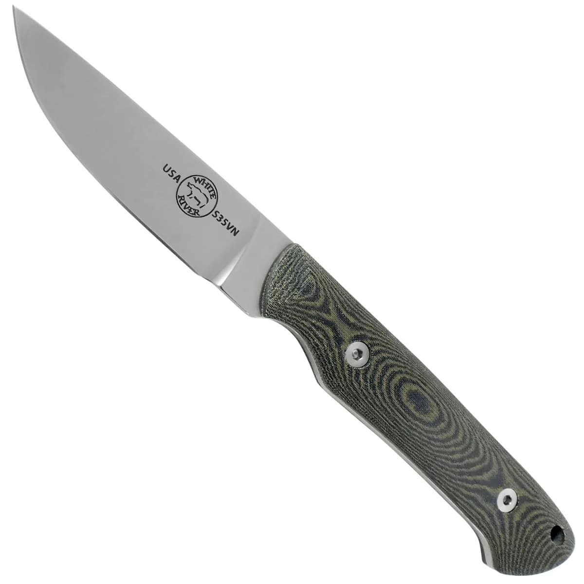 White River Small Game — 2.62 inch drop point blade